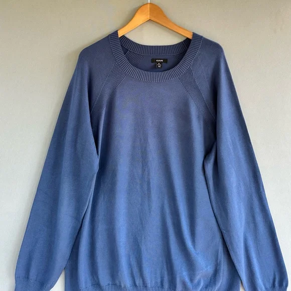 🎉5 for $40🎉 Alfani Sweater Pullover Women Size XL Blue - Picture 2 of 9